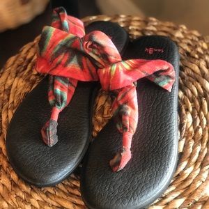 Scarf Wrap Around Sandals